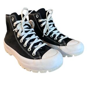 Converse Chuck Taylor All Star Lugged Hi Sneaker in Black